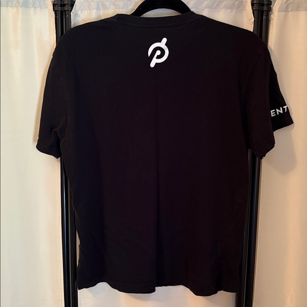 Peloton Black Tee with White Logo - Picture 3 of 4